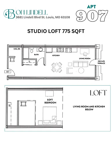 Floor plan 907