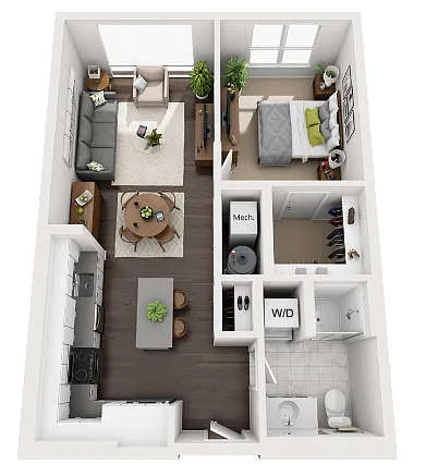 Floor plan B-B6