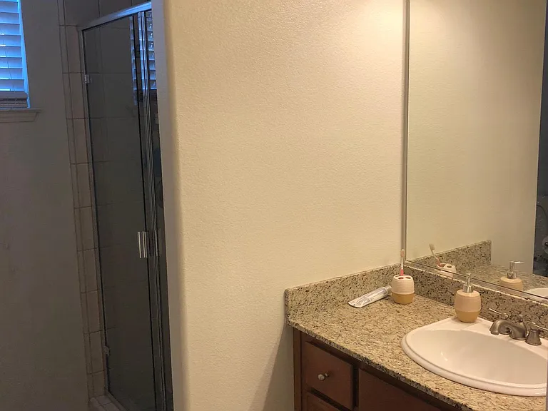Full bath downstairs (stand in shower)