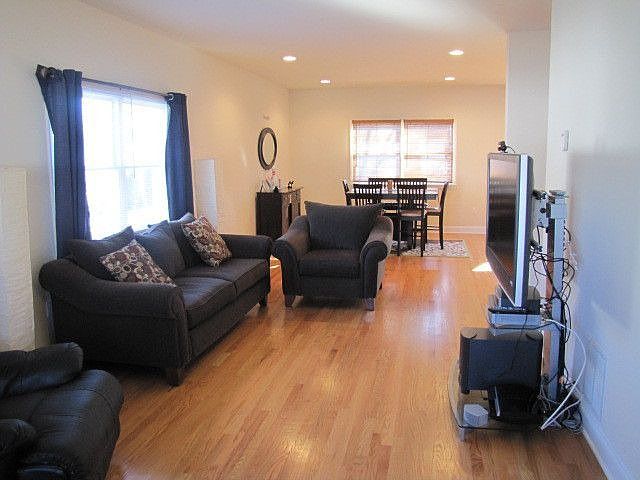 Full view of open floor plan