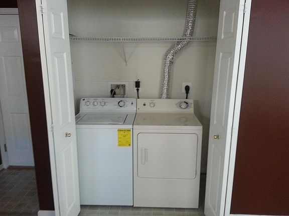 washer and dryer