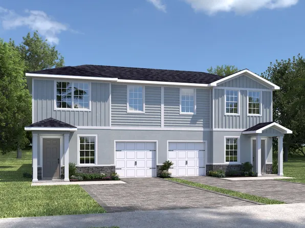 Neptune End Villa Plan, Savannah Lakes Paired Villas