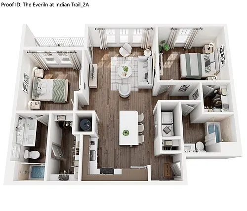 Floor plan 2A-R
