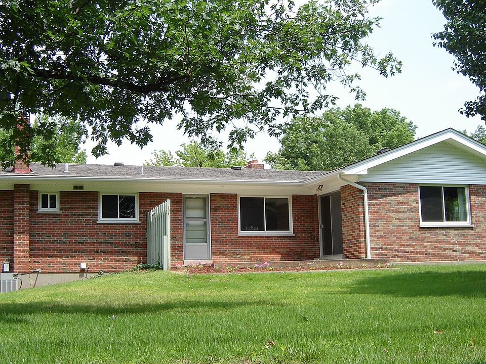 Back of home, large patio
