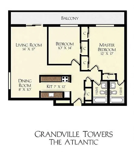 Floor plan Atlantic 1