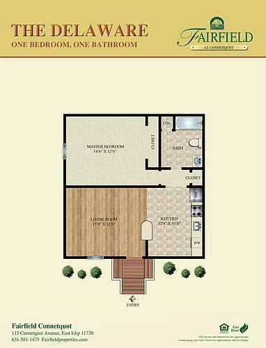 Floor plan The Delaware