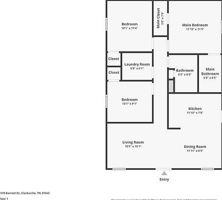 2nd image of 1578 Barrett Dr