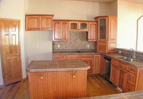 Fabulous Gourmet Kitchen with Hickory Cabinets