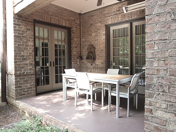 patio of unit