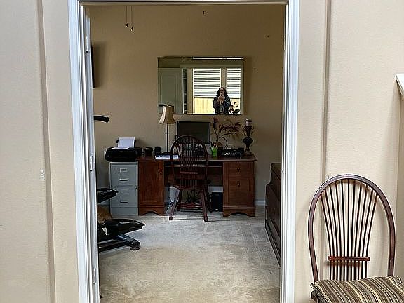 Office off living room