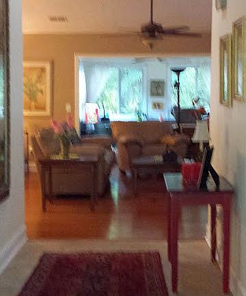 Entry from front door