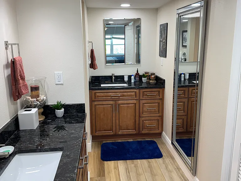 Master bathroom second sink