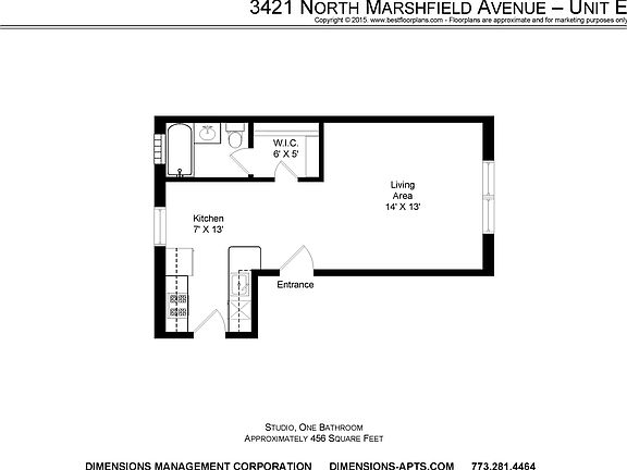 3rd image of 3421 N Marshfield Ave APT 2e