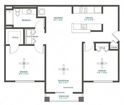 Floor plan 2A Renovation 2