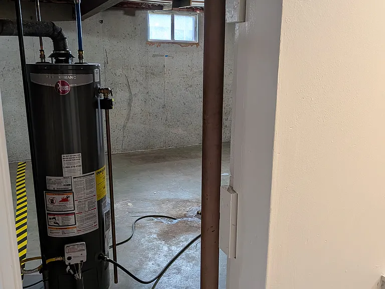 Basement bottom of stairs