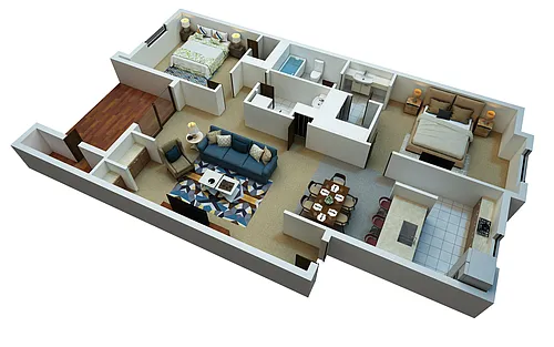 Floor plan B1
