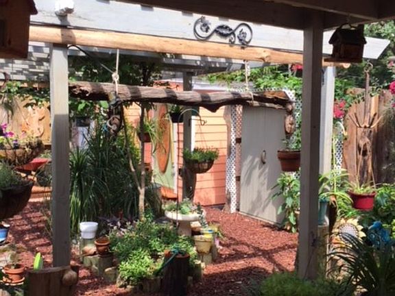 Arbor & Utility Shed