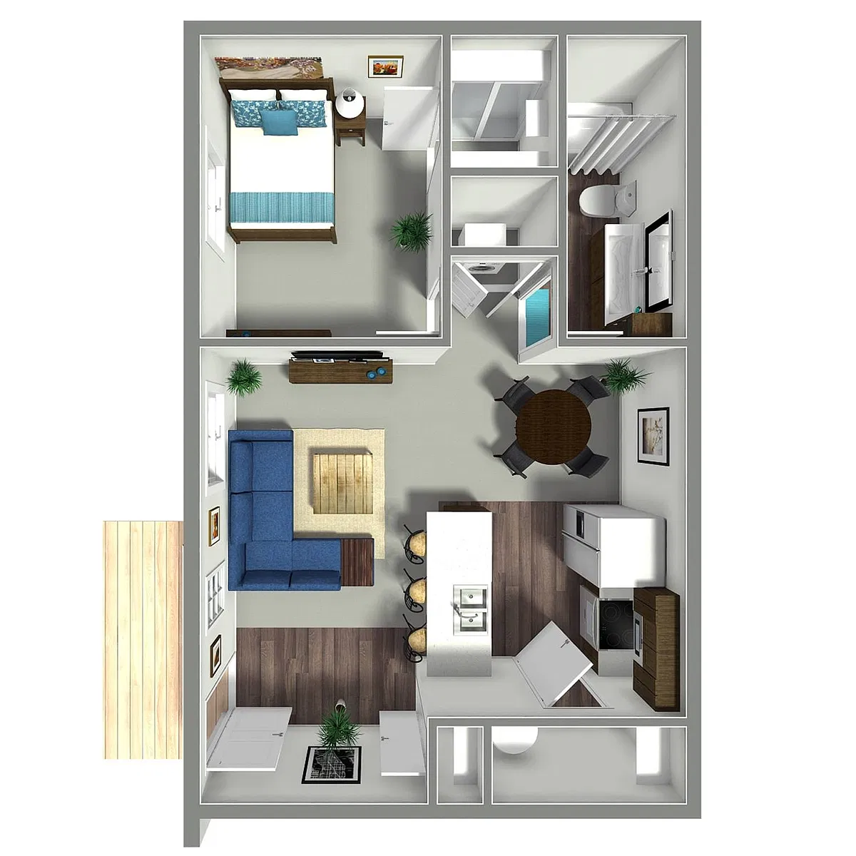 Floor plan Canterbury Townhome