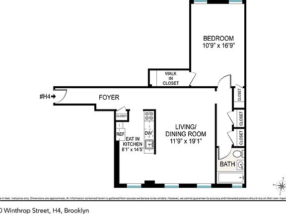 5th image of 80 Winthrop St APT H4