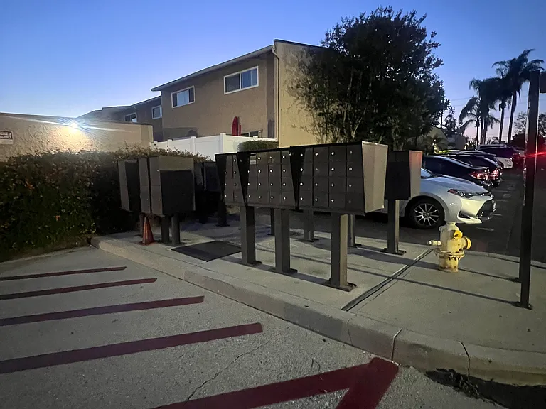 Mailboxes.