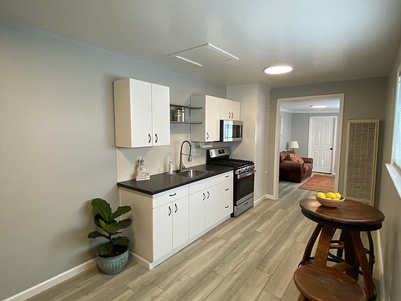 Large kitchen with new appliances