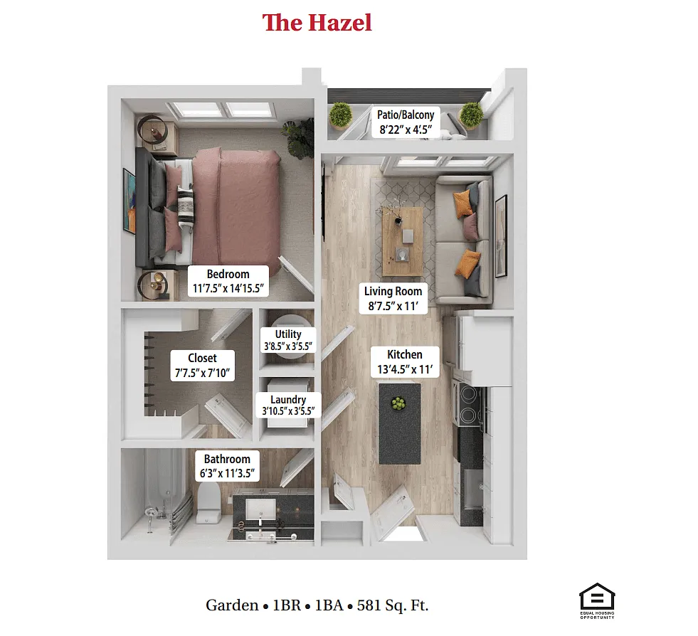 Floor plan The Hazel