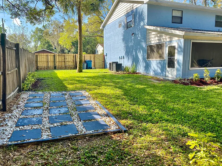 Your Side and back corner yard