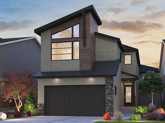 Columbia 2 - 24 Rustic Contemporary rendering for Creekstone by Brookfield Residential in Calgary