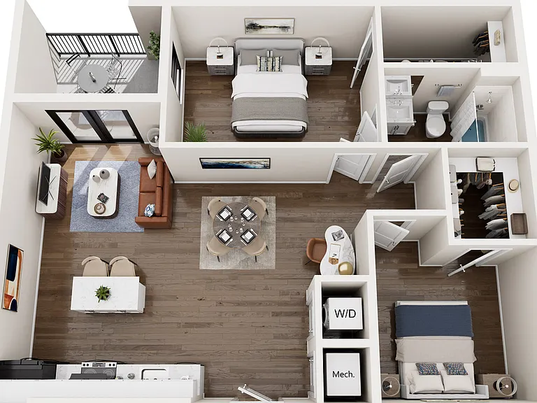 B1.1 floor plan Trella Uptown