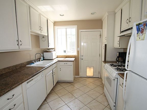 Kitchen with granite tops