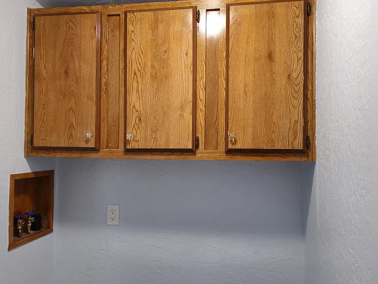 Cabinetry in laundry room