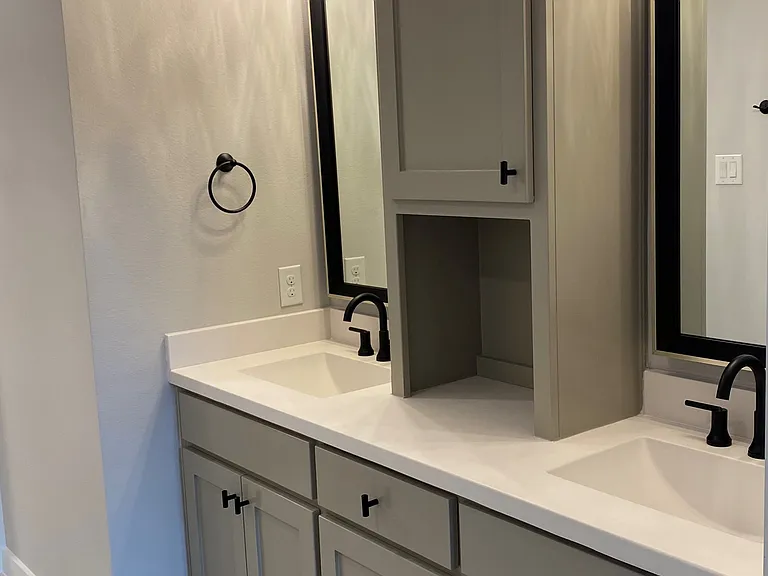 Master bathroom vanity