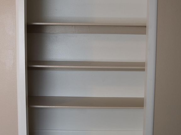 Bookcase in the living room
