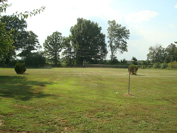 fenced yard