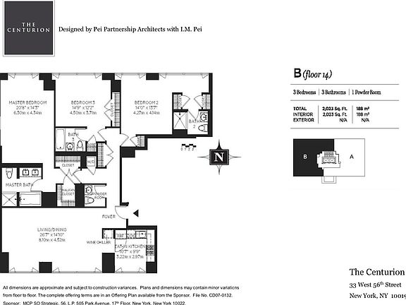 2nd image of 33 W 56th St APT 14B