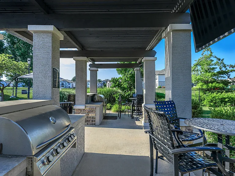 Outdoor Lounge with BBQ