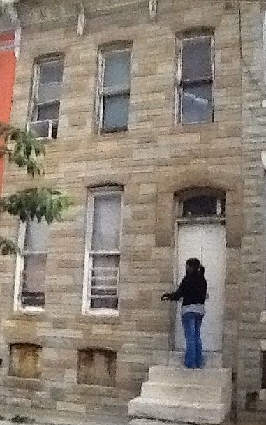 Outside front entrance 