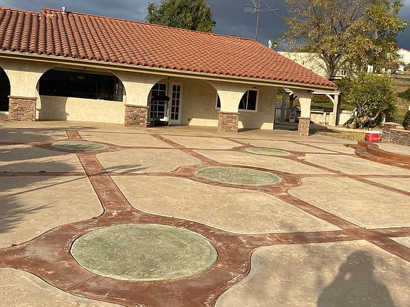 House looking from patio