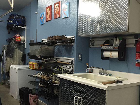 Utility sink & rack system 