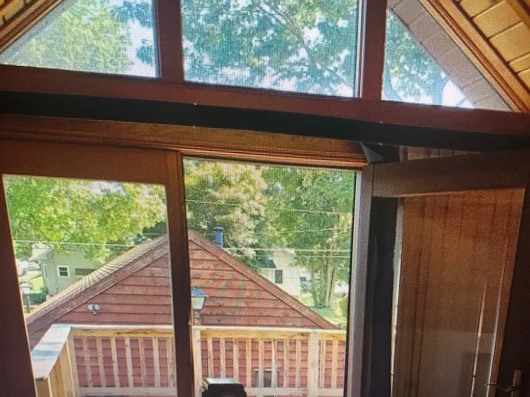 View to deck off primary bedroom