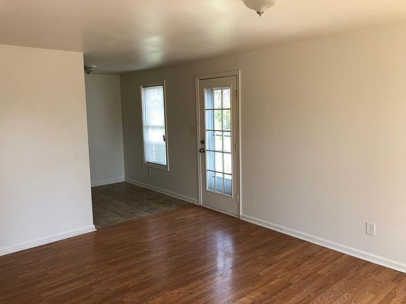 View from front entrance to side entrance 