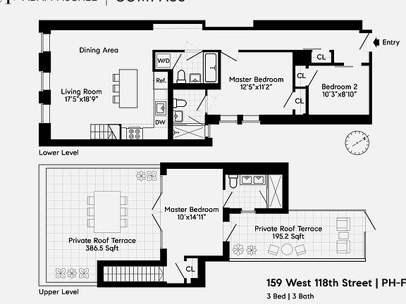 2nd image of 159 W 118th St Penthouse F