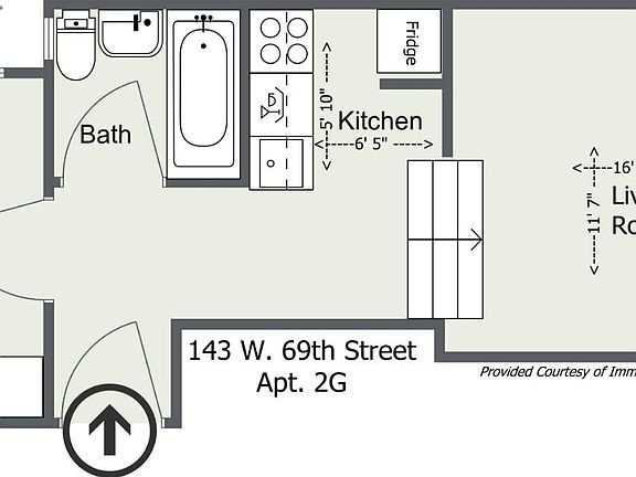 2nd image of 143 W 69th St APT 2G