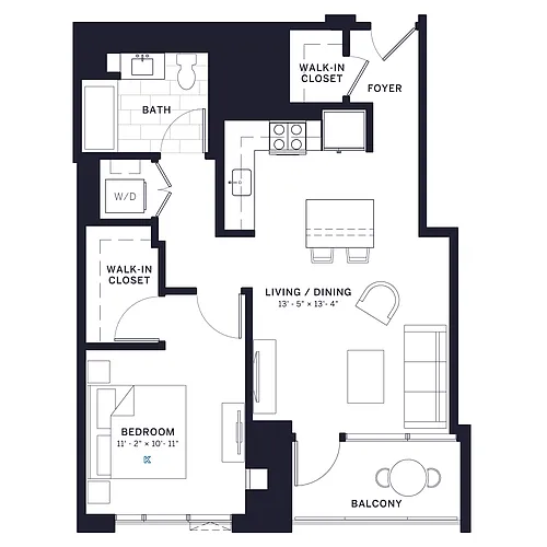 Floor plan Vine (C6)