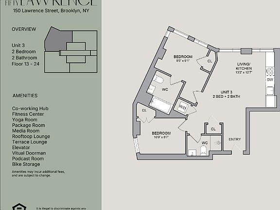 2nd image of 150 Lawrence St #1423