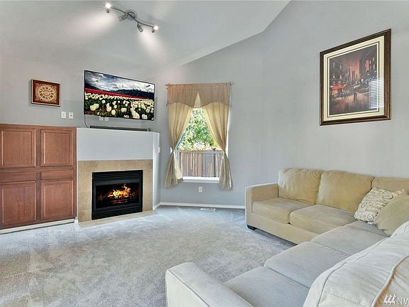 Great room with gas burning fireplace