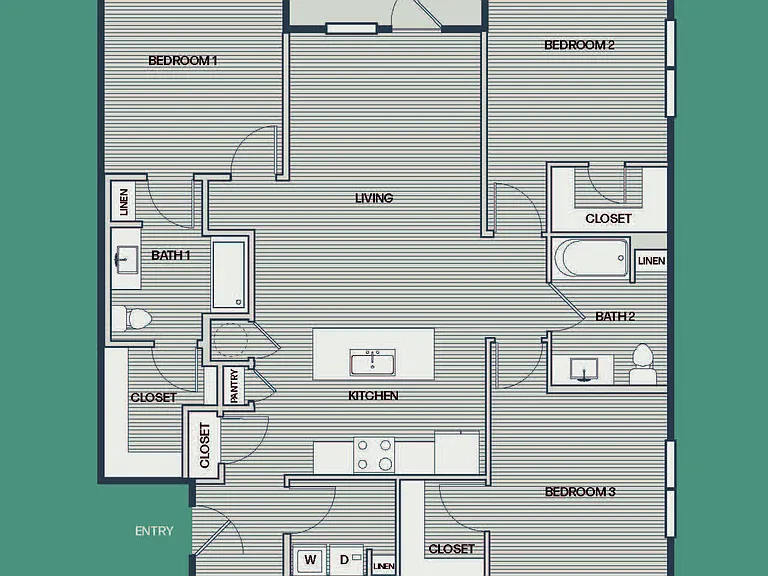 The Catamaran I: 3BR 2BA