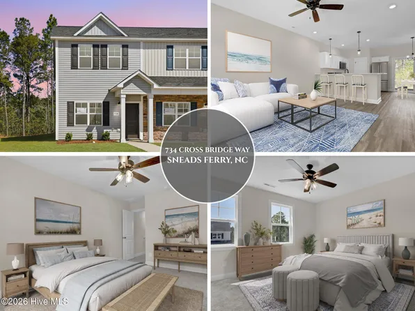 734 Cross Bridge Way Lot 12, Sneads Ferry, NC 28460