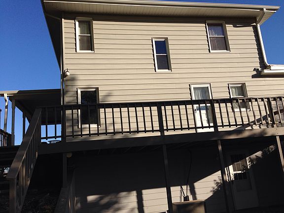 South side with deck