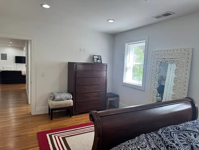 bedroom looking toward living room